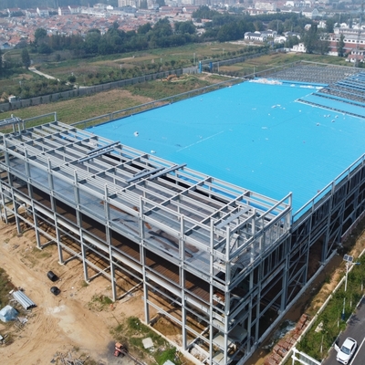 โรงงานสร้างโครงสร้างเหล็ก Prefab สามารถปรับปรุงอายุการใช้งาน 50 ปี