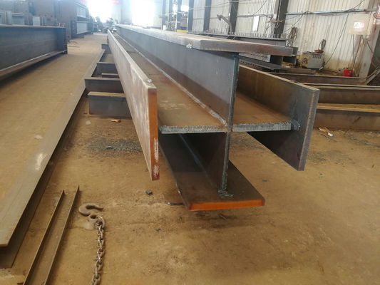 Hot Dip Galvanized Prefabricated Steel Structure Cross Column สร้างจากสแตนเลส