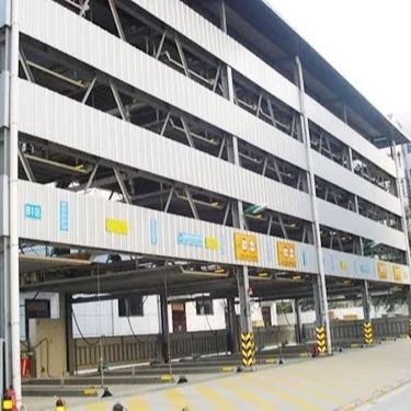โครงสร้างลานจอดรถเหล็กสำเร็จรูปขนาดใหญ่หลายชั้น Q235B Q355B