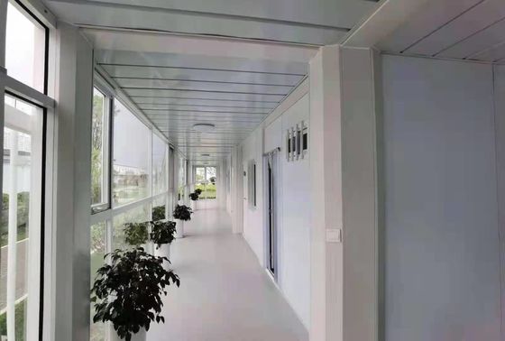 บ้านคอนเทนเนอร์ Prefab เหล็กเหล็กกระปุก กันไฟ 25 ปี ชีวิต