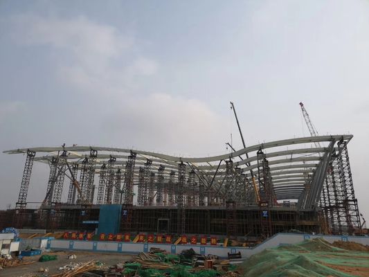 อาคารโกดังเหล็ก Prefab ประหยัดและมีประสิทธิภาพ