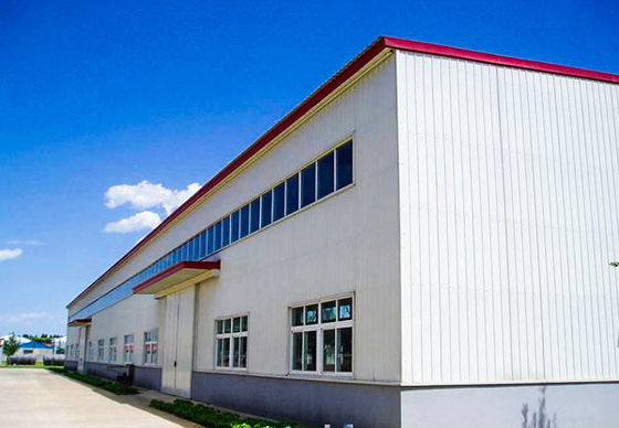โครงสร้างสแตนเลส Prefab โกดังสแตนเลส H-Section Q235B ปรับแต่ง