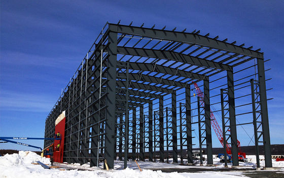โครงสร้างสแตนเลสเติบโตเร็ว โครงสร้างสแตนเลสสีผนังแผ่น Prefab กระบี่โรงงาน
