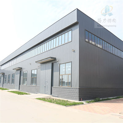โกดังโครงสร้างเหล็ก Q235B พร้อมอายุการใช้งาน 50 ปี