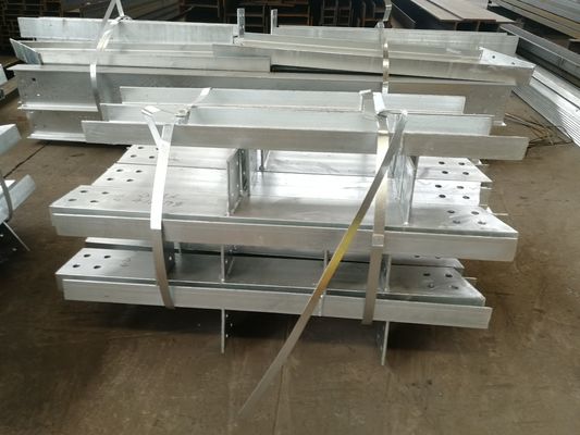 ความแข็งแกร่งสูง โครงสร้างสแตนเลส Prefabricated การผลิต H ราง