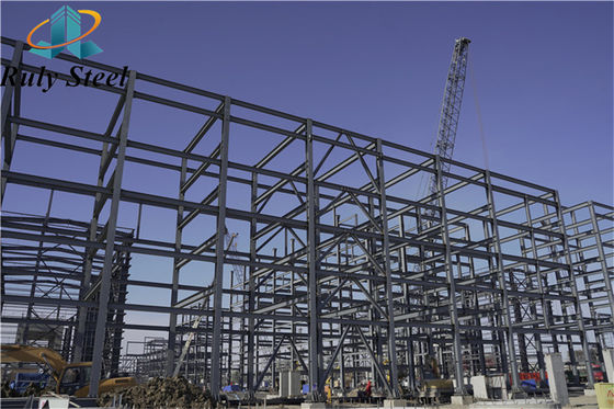 โครงสร้างสแตนเลสหลายชั้น Prefab สําหรับอาคารอาศัยสํานักงานโรงแรม