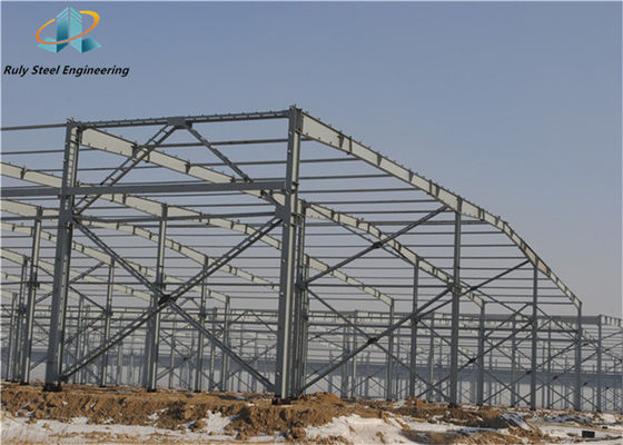 คุณภาพดี โครงสร้างสแตนเลส Prefabricated อาคาร วัสดุก่อสร้าง โรงงานโกดังหลายชั้น