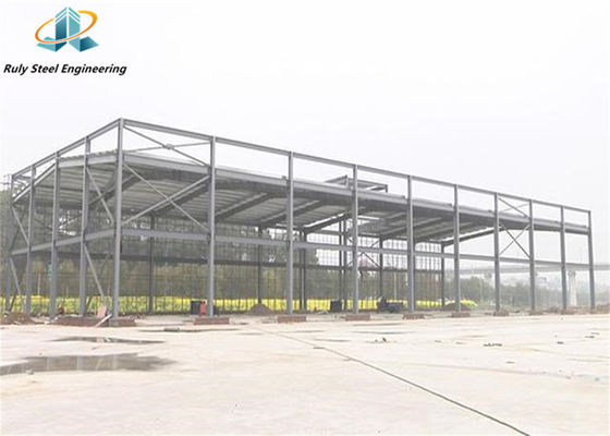 โครงสร้างเหล็ก Prefab ที่กําหนดเอง วัสดุก่อสร้าง โรงงานคลังสินค้า โรงงานเก็บของเย็น โรงงาน Prefab