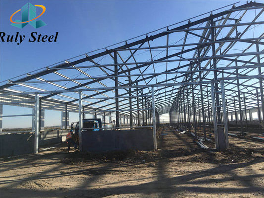 ช่วงยาวขนาดใหญ่ Prefabricated/Prefab H Beam Design อาคาร โลหะ Q355/Q235 โรงงาน โรงงานโกดัง โรงงานงานเหล็ก
