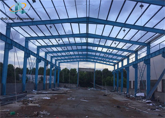 โรงงาน Prefab โรงงานอุตสาหกรรม โกดังโลหะ/โครงเหล็ก โกดังโกดัง โครงสร้างเหล็ก Prefabricated