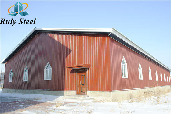 คุณภาพสูง น้ําหนักเบา พร้อมทํา อาคาร Prefabricated อุตสาหกรรม Prefab สร้างคลัง