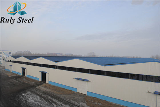 โรงงานอาคารเหล็กที่มี Q355B หรือ Q235B