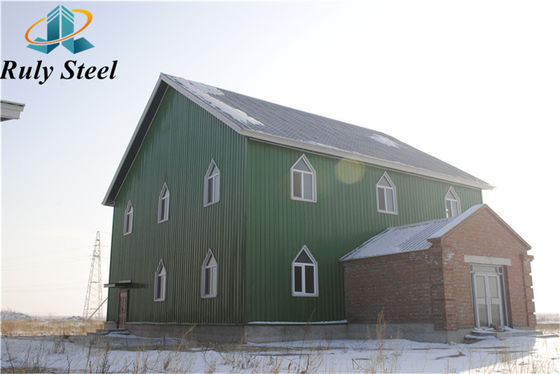 ประเทศจีน ราคา Prefab Steel Portal Frame อาคาร โครงสร้างเหล็ก Prefabricated Warehouse