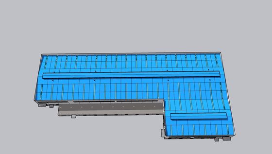 โครงการโรงงานอุตสาหกรรม อาคาร Q235B/Q355b โกดังโครงสร้างเหล็กเบา