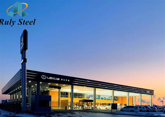 สะดวกรวดเร็ว การติดตั้ง Prefab โรงงานอุตสาหกรรม ราคาถูก จีนใหญ่ ปรับปรุงโครงสร้างเหล็กที่ทันสมัย