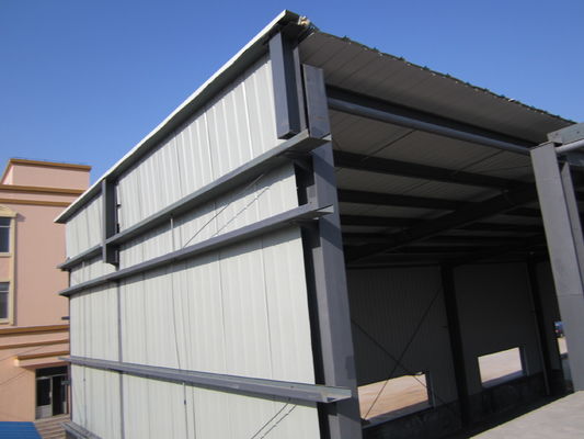 อาคารอุตสาหกรรมเหล็ก Prefab โกดัง Q235B Q355B