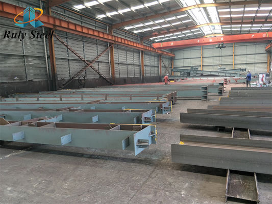 โครงสร้างสแตนเลส Prefab H-Section Columns Beams Q235B Q355B