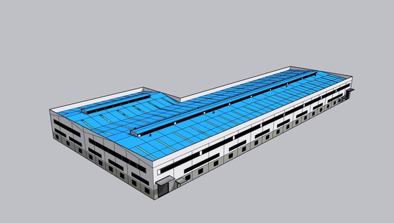 โครงสร้างสแตนเลส Prefab โปตัลแรม โรงงานอาคารโกดัง
