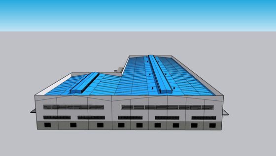 โครงสร้างสแตนเลส Prefab โกดัง H-Section Beams ขนาดที่สามารถปรับแต่งได้