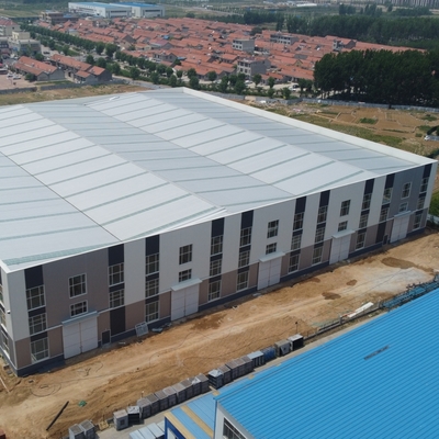 อาคารโครงสร้างเหล็ก Prefab สําหรับการใช้ในอุตสาหกรรม