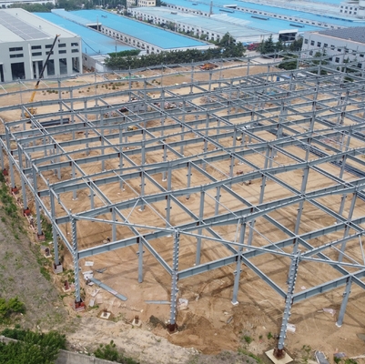 อาคารโครงสร้างสแตนเลส Prefab สําหรับการก่อสร้างห้างสรรพสินค้า
