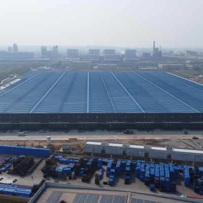 โครงสร้างเหล็กเรือนเก็บ Q235B Q355B ASTM A36