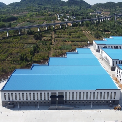 อาคารโครงสร้างเหล็ก Prefab ที่มีอายุการใช้งาน 50 ปี ได้รับการรับรอง CE