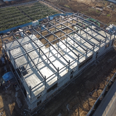โครงสร้างโรงงานสำเร็จรูปเหล็กกล้า Q235B Q355B วัสดุ