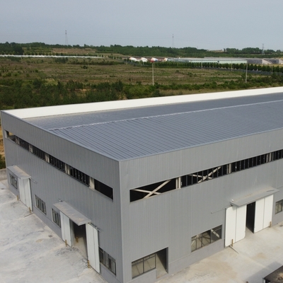 โครงสร้างโรงงานสำเร็จรูปเหล็กกล้า Q235B Q355B วัสดุ