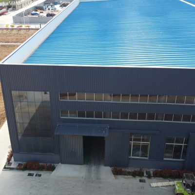 อาคารโครงสร้างเหล็ก Prefab ที่มีอายุการใช้งาน 50 ปี ได้รับการรับรอง CE
