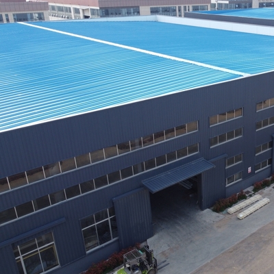 โครงสร้างสแตนเลส Prefab โครงสร้างโกดังด้วย H-Section Beams