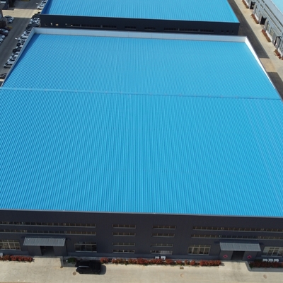 อาคารโครงสร้างเหล็ก Prefab ที่มีอายุการใช้งาน 50 ปี ได้รับการรับรอง CE