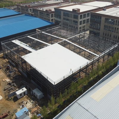 อาคารโรงงานกรอบเหล็กสําหรับโรงงานซ่อมเครื่องจักร