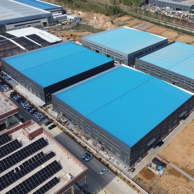 โรงงานสร้างโครงสร้างเหล็กแบบ Prefab ที่มีอายุการใช้งาน 50 ปี มีใบรับรอง CE