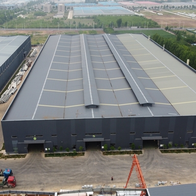 โกดังโครงสร้างสแตนเลส Prefab โครงสร้างสแตนเลสหลายชั้น โรงงานขนาดใหญ่