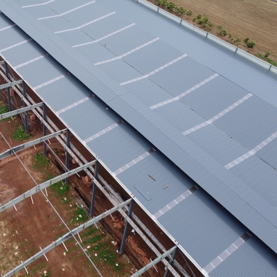 โกดังโครงสร้างสแตนเลส Prefab โครงสร้างสแตนเลสหลายชั้น โรงงานขนาดใหญ่