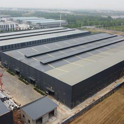 โกดังโครงสร้างสแตนเลสแบบช่างก่อนสําหรับโรงงานปูนซีเมนต์ ที่มีสแตนเลส Q235B/Q355B