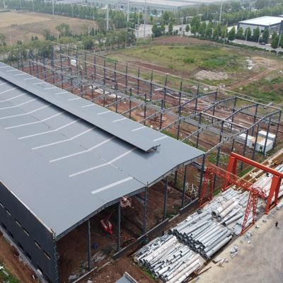 โกดังโครงสร้างสแตนเลสแบบช่างก่อนสําหรับโรงงานปูนซีเมนต์ ที่มีสแตนเลส Q235B/Q355B