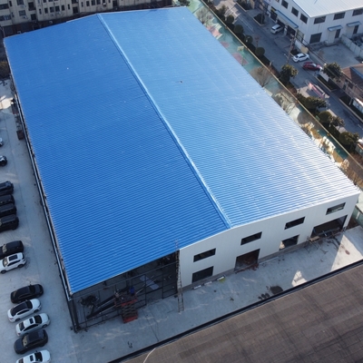 โครงสร้างสแตนเลส Prefab โกดัง H-Section 4000m2 รับรอง CE
