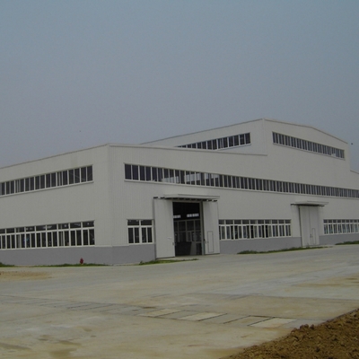 โครงสร้างโกดังเหล็ก Prefab Q235B Q355B ASTM A36