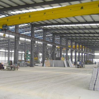 โครงสร้างเหล็ก โกดัง Prefabricated กับ customized กรานบนหัว