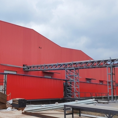 อาคารโครงสร้างสแตนเลส Prefab ที่มีอายุการใช้งาน 50 ปี