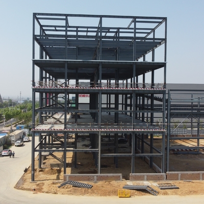 คลังสินค้าเหล็ก Prefab พร้อมออฟฟิศ