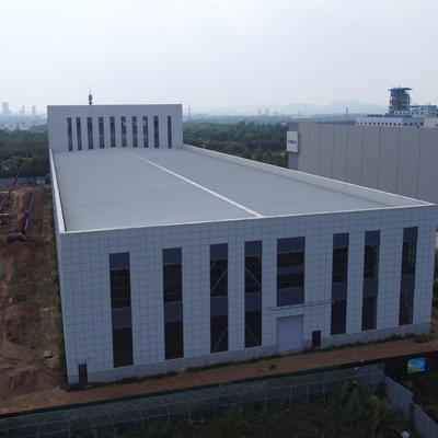 โกดังโครงสร้างสแตนเลส Prefab โครงสร้างสแตนเลสหลายชั้น โรงงานขนาดใหญ่