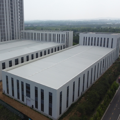 อาคารเหล็ก Prefab ที่สามารถปรับแต่งได้ มีอายุการใช้งาน 50 ปี
