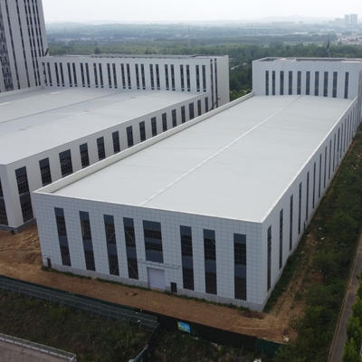โกดังโครงสร้างสแตนเลส Prefab โครงสร้างสแตนเลสหลายชั้น โรงงานขนาดใหญ่