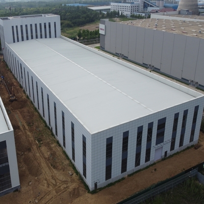 โกดังโครงสร้างสแตนเลส Prefab โครงสร้างสแตนเลสหลายชั้น โรงงานขนาดใหญ่