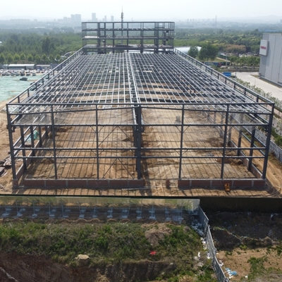 อาคารเหล็ก Prefab ที่สามารถปรับแต่งได้ มีอายุการใช้งาน 50 ปี