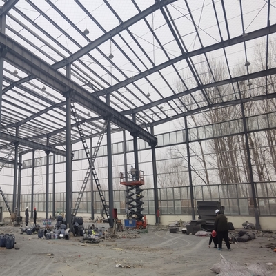 โกดังโครงสร้างเหล็กที่มี Canopy ใหญ่สําหรับการบรรจุกล่อง