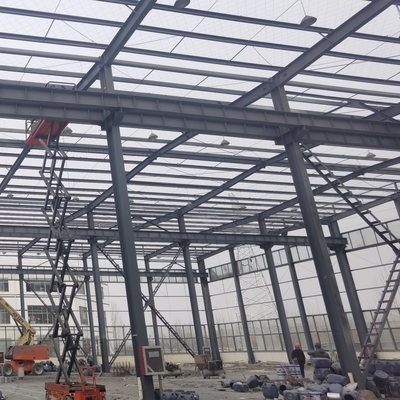 โกดังโครงสร้างเหล็กที่มี Canopy ใหญ่สําหรับการบรรจุกล่อง